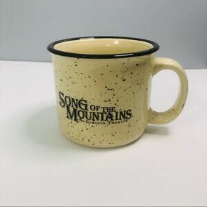 song of the mountain the Lincoln theater speckled oversized mug Sino Singware